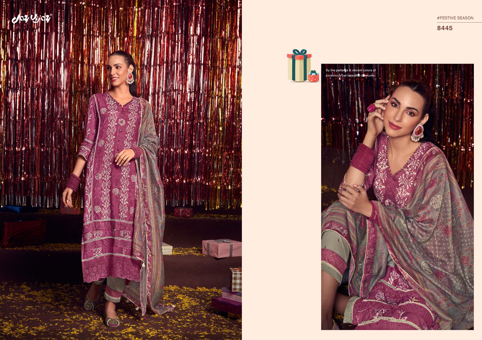 New And Now vol 12 Jay Vijay Silk Designer Salwar Suits Catalog